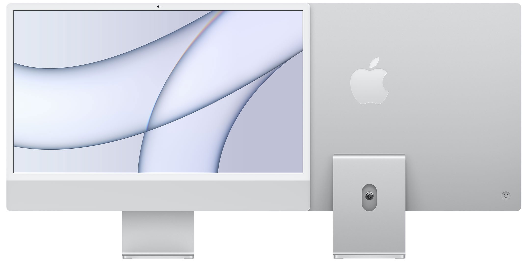 Купити iMac 24'' Retina 4.5K M1 chip 8-core CPU/7-core GPU/16-core Neural Engine8GB/256GB SSD Silver