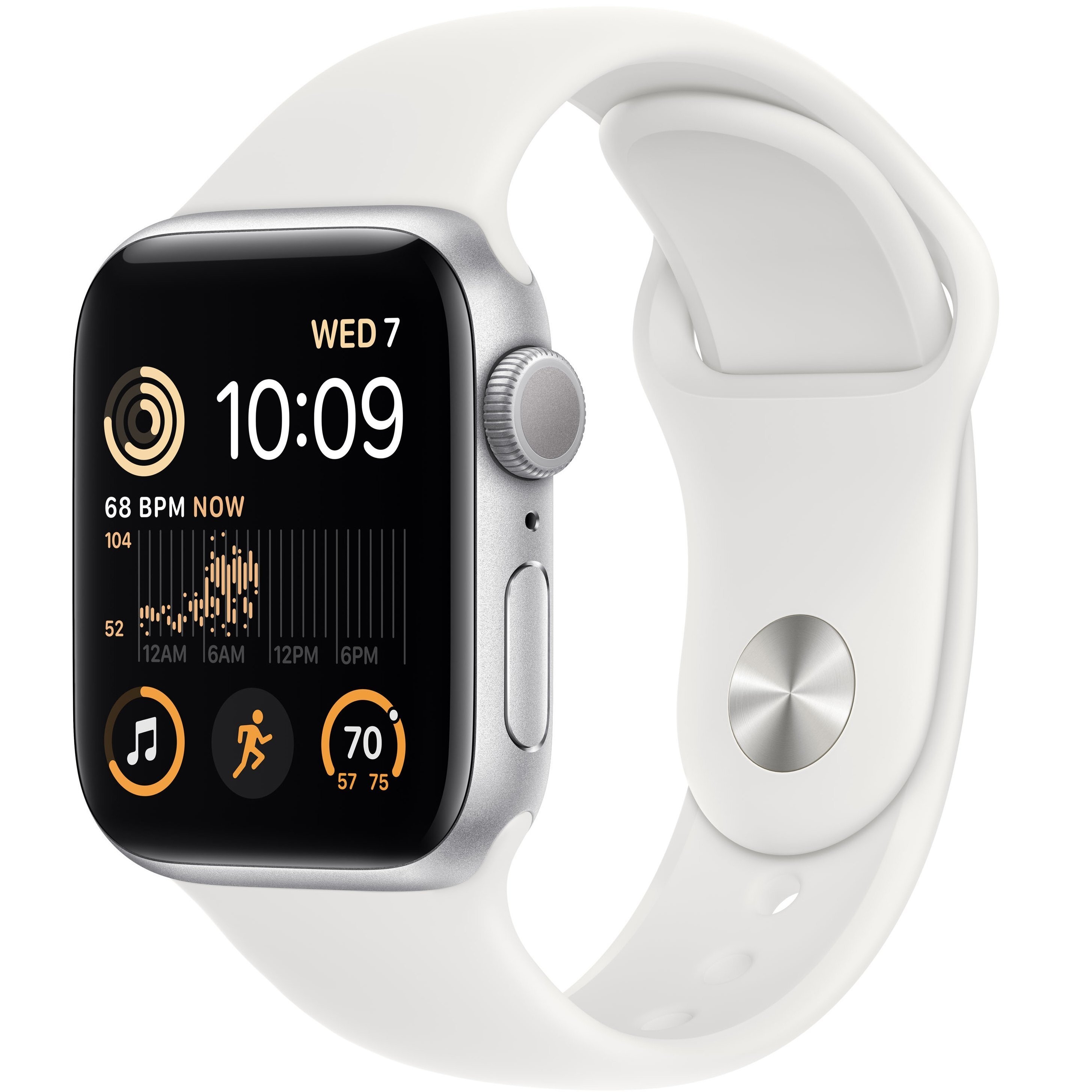 Купити Apple Watch SE(2 Gen) GPS 40mm Silver Aluminium Case with White Sport Band