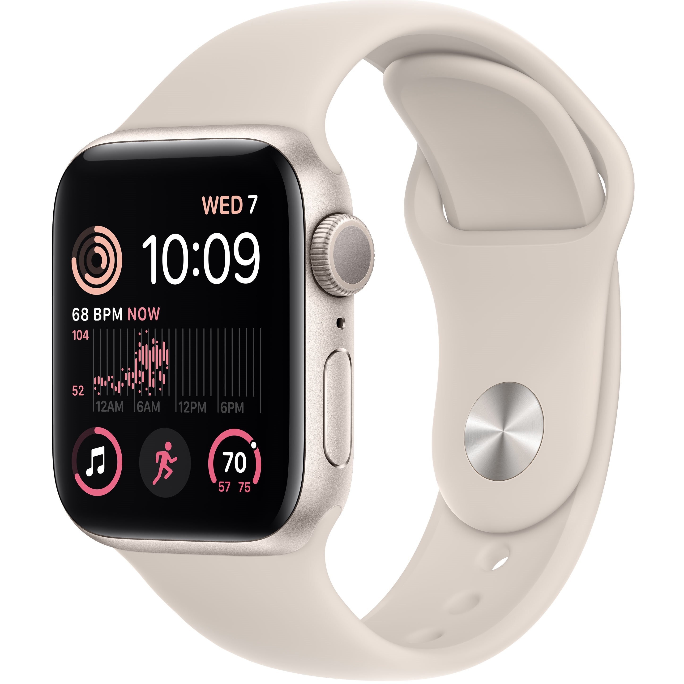 Купити Apple Watch SE(2 Gen) GPS 40mm Starlight Aluminium Case with Starlight Sport Band