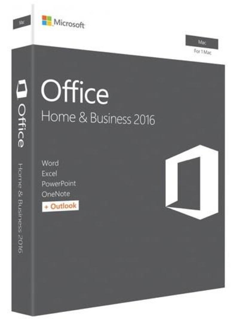Програмне забезпечення Microsoft Office Mac Home and Business 2016 Russian 1PK Medialess P2 (W6F-00878)