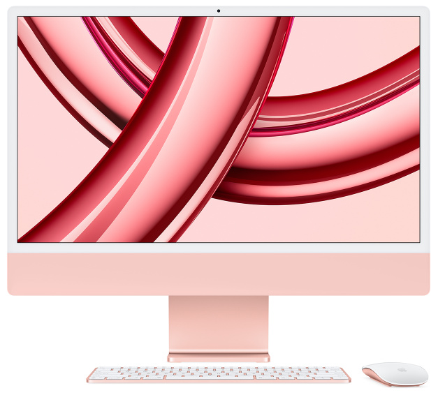 iMac 24'' Retina 4.5K M3 chip 8-core CPU/8-core GPU/8GB/256GB SSD Pink