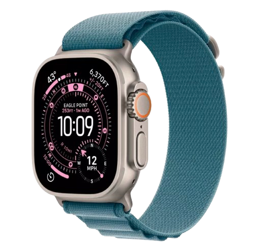 Купити Apple Watch Ultra 3, Light Blue Alpine Loop, Розмір M, 49mm, Natural