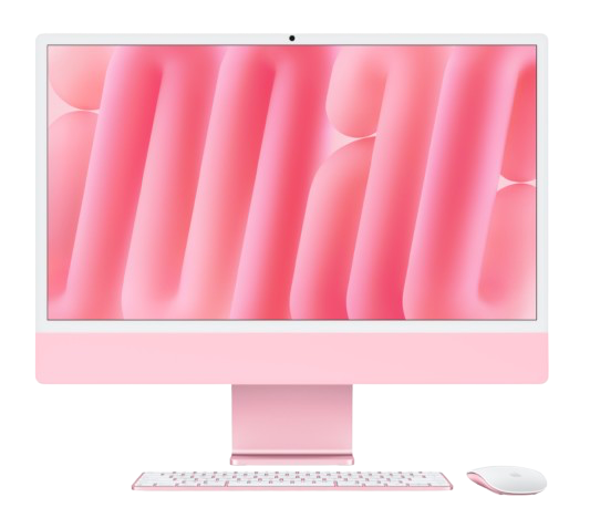 iMac 24'' Retina 4.5K M4 chip 10-core CPU/10-core GPU/24GB/512GB SSD Pink