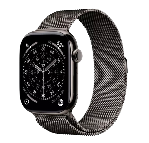 Купити Apple Watch Series 11 GPS + Cellular, Slate Milanese Loop, S/M, 46mm, Slate Titanium